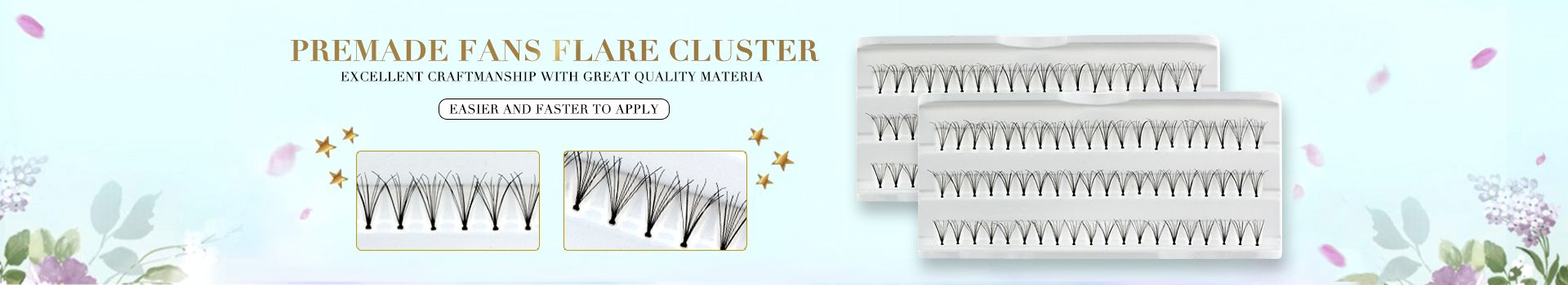Premade-tuulettimet Flare Cluster